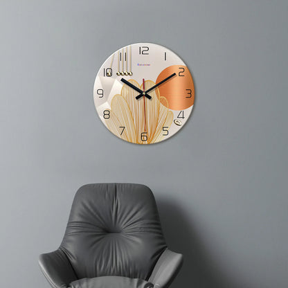 Horloge Murale Design  Géométrie Abstraite