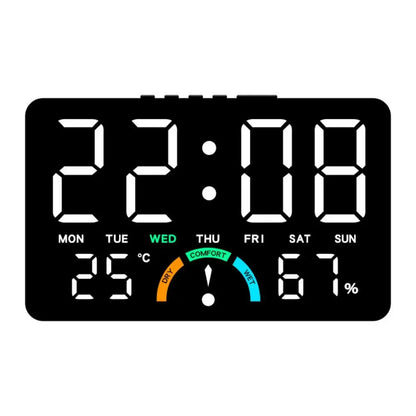 Horloge Murale Digitale  LED Multifonction Date et Température