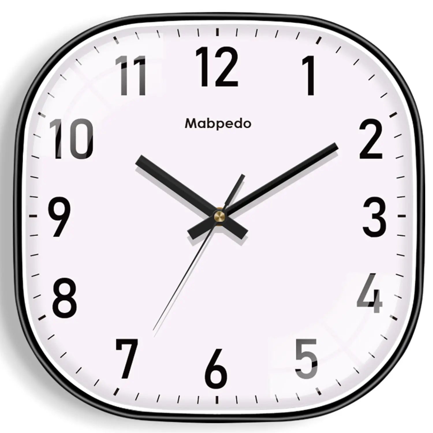 Horloge Murale NumériqueStyle Moderne Beige et Noir Élégant