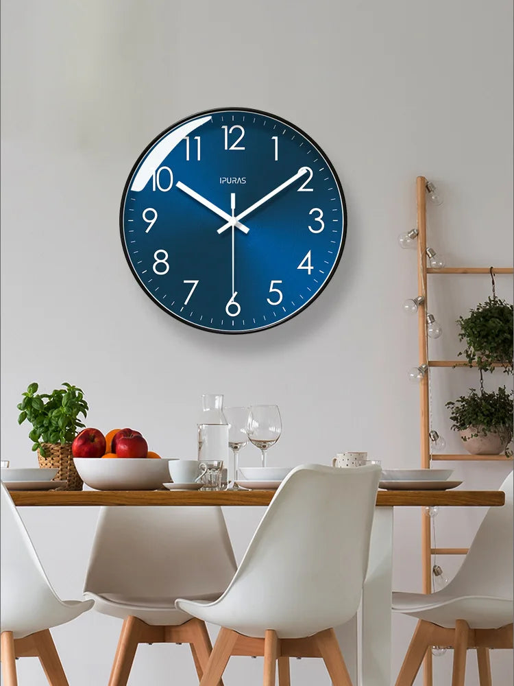 Horloge Murale SilencieuseDesign Moderne Quartz