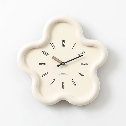 Horloge Pendule Murale Moderne  Forme de Fleur