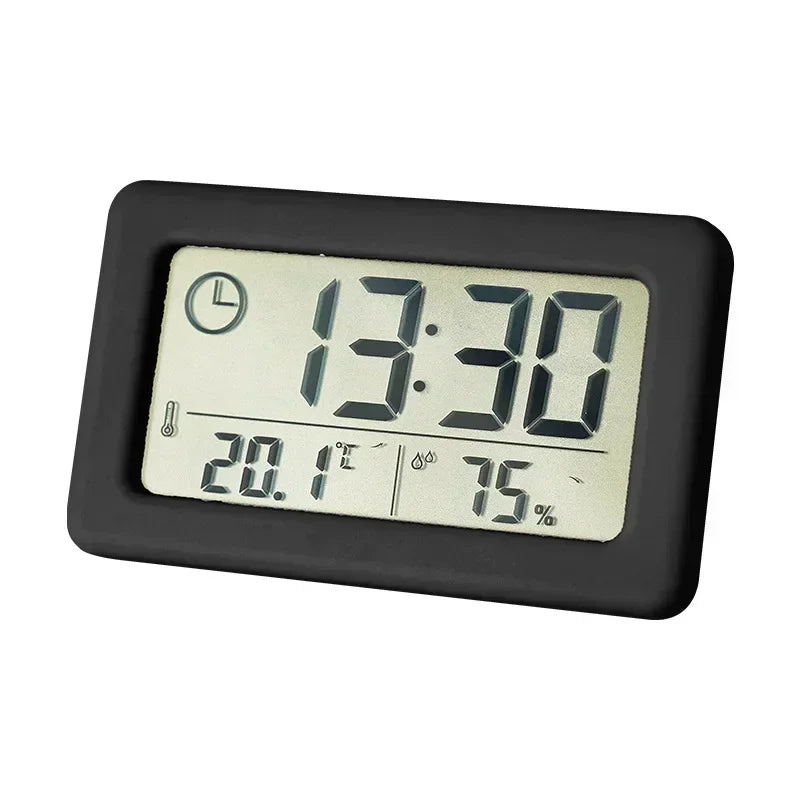 Horloge Murale DigitaleDesign Compact avec Thermomètre & Hygromètre