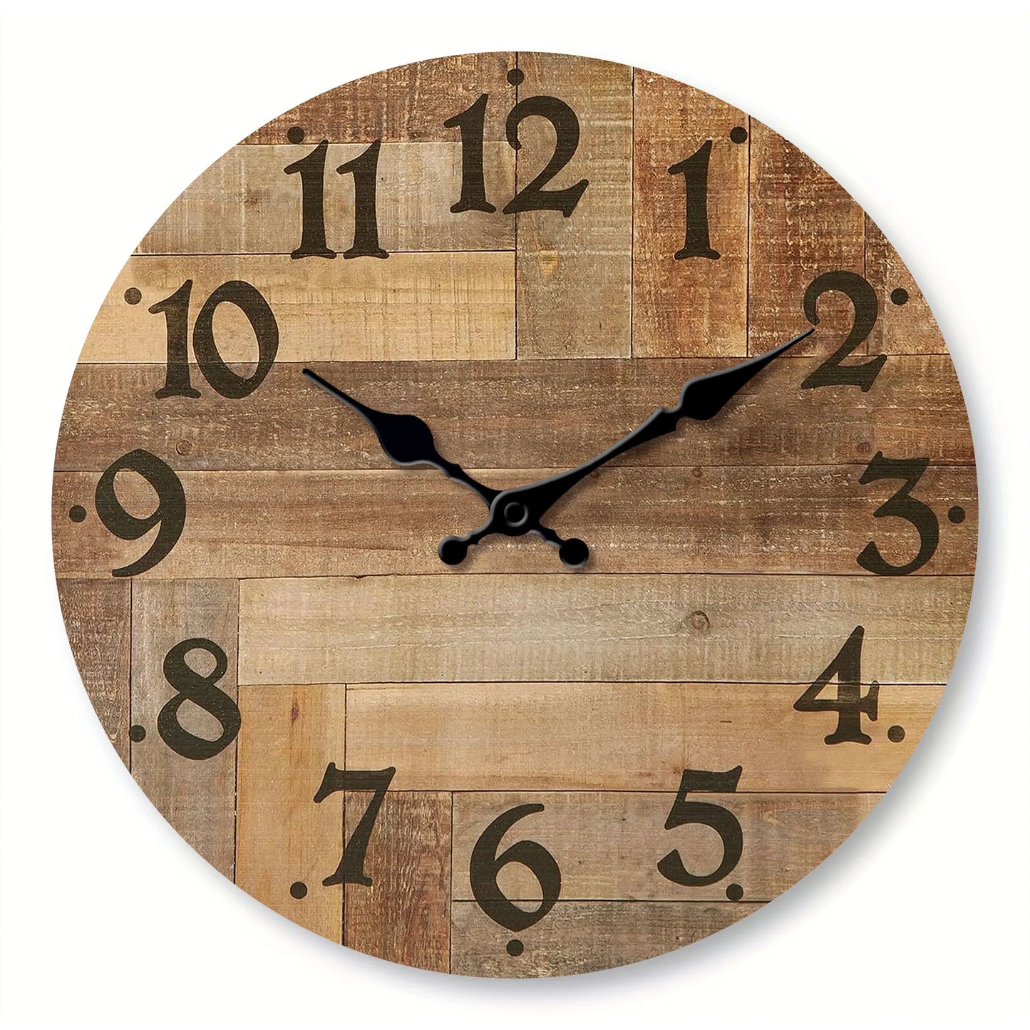 Horloge Murale Bois  Style Moderne