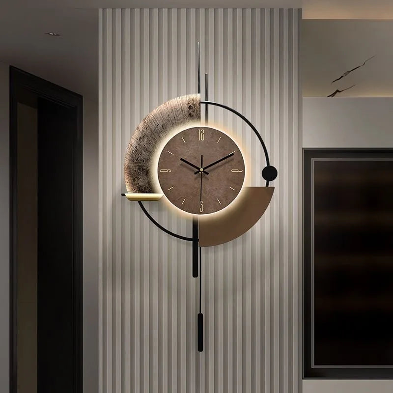 Horloge Murale Design    LED Moderne Pour Intérieur Élégant