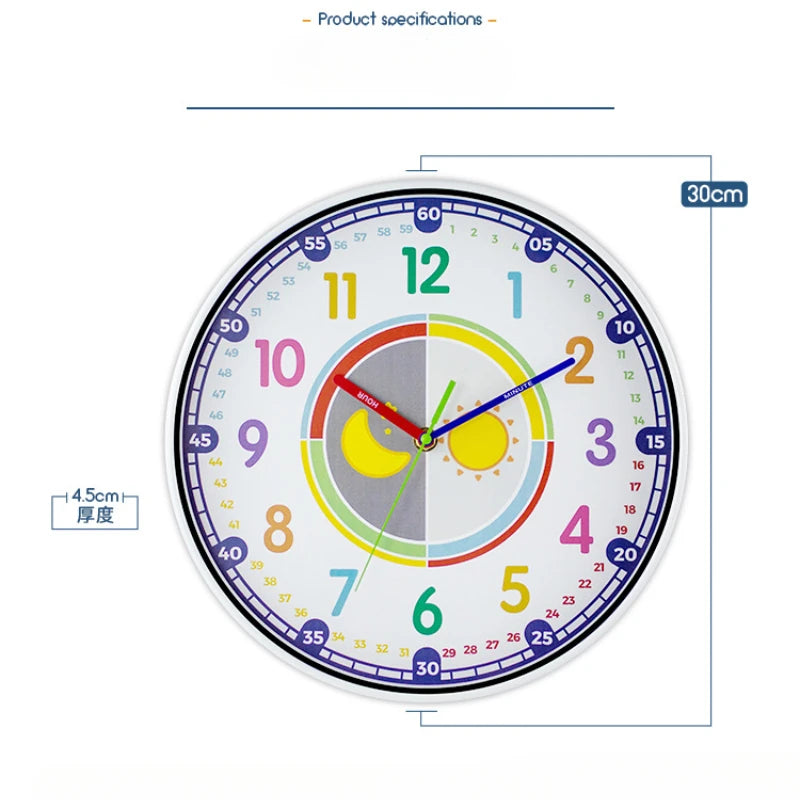 Horloge Colorée pour Enfants