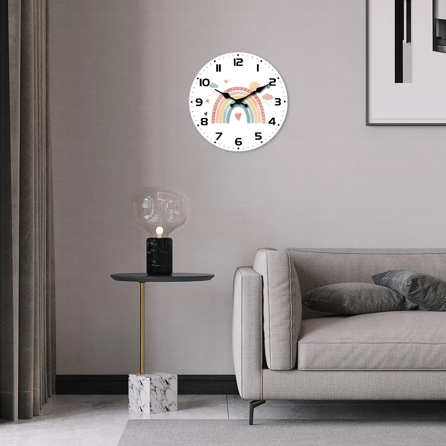Horloge Enfant  Arc-en-Ciel