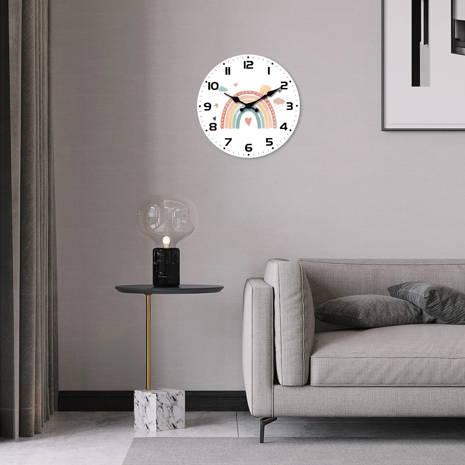 Horloge Enfant  Arc-en-Ciel