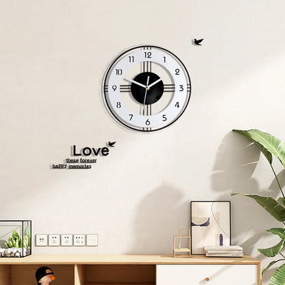 Horloge Murale Moderne Sans Cadre en Acrylique