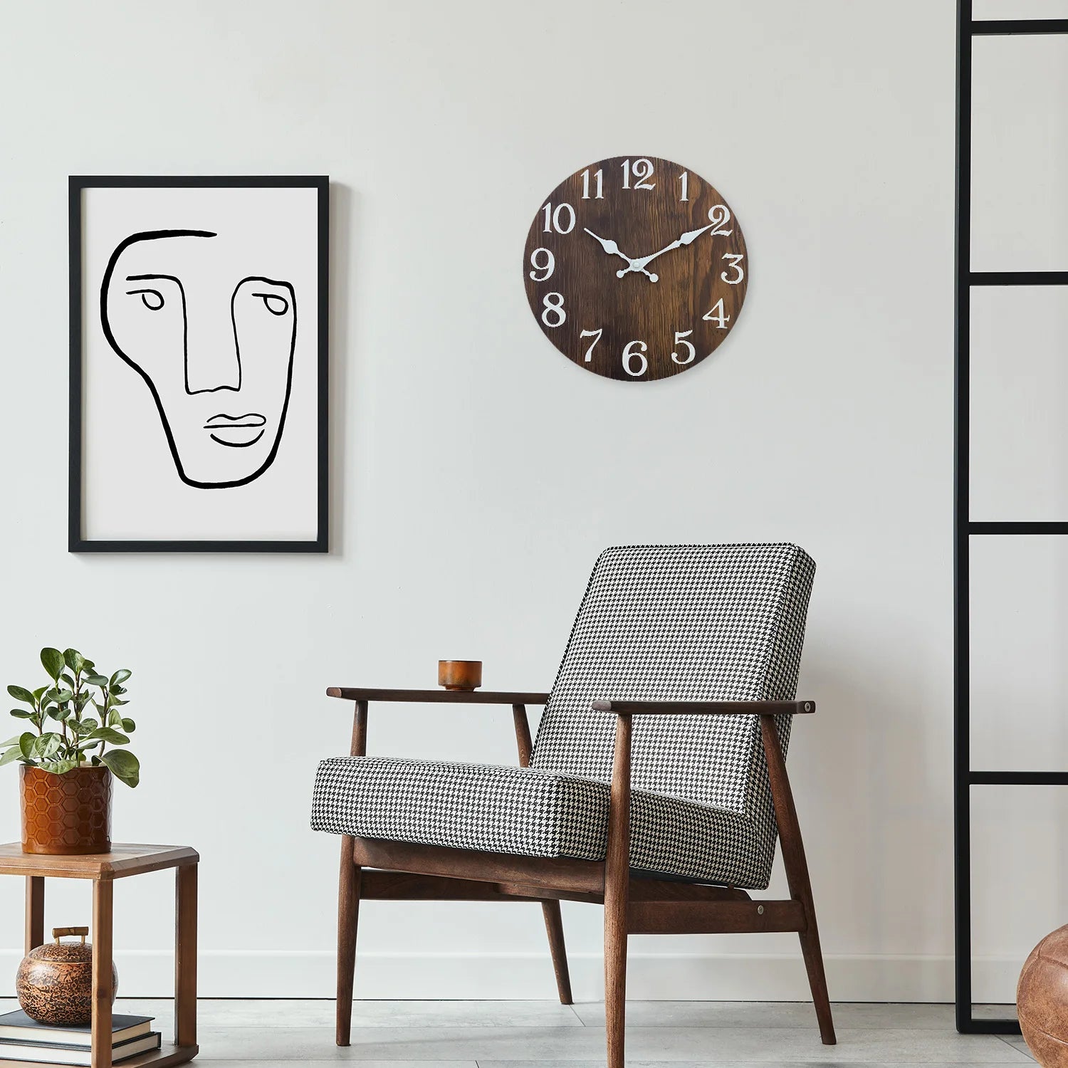 Horloge  Grain de Bois Naturel Classique