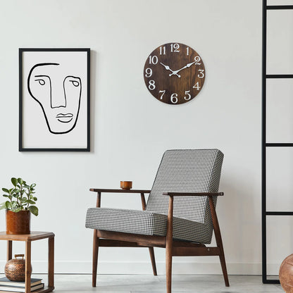 Horloge  Grain de Bois Naturel Classique