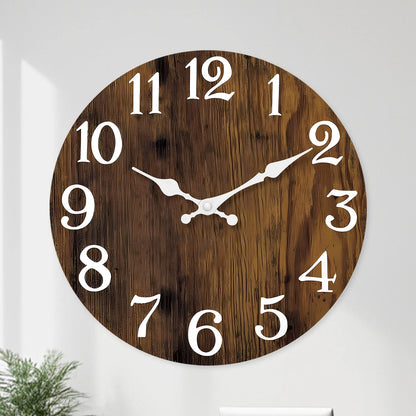 Horloge  Grain de Bois Naturel Classique