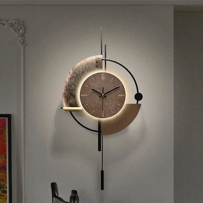 Horloge Murale Design    LED Moderne Pour Intérieur Élégant