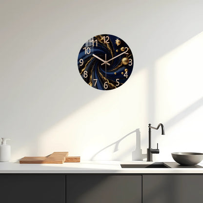 Grande Horloge Murale  Art Abstrait