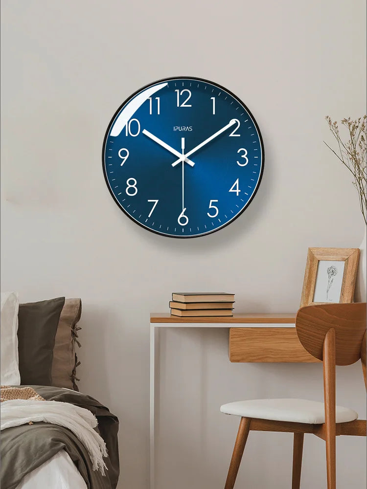 Horloge Murale SilencieuseDesign Moderne Quartz