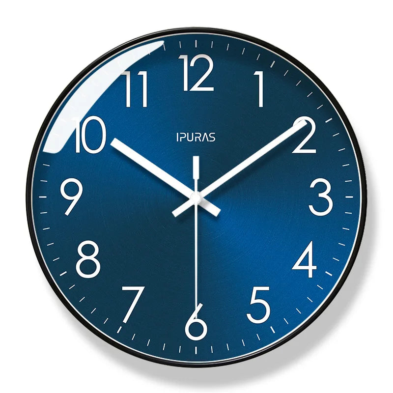 Horloge Murale SilencieuseDesign Moderne Quartz