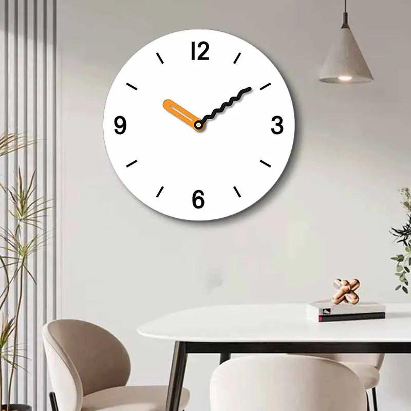 Horloge Murale DigitaleDesign Moderne Épuré et Silencieux