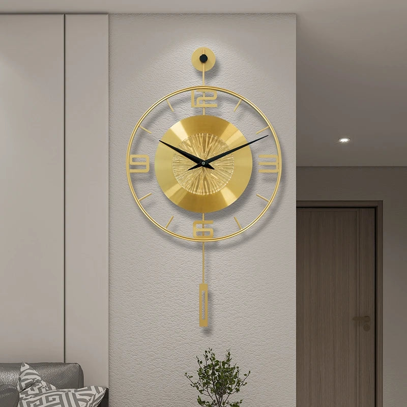 Grande Horloge Murale  à Balancier