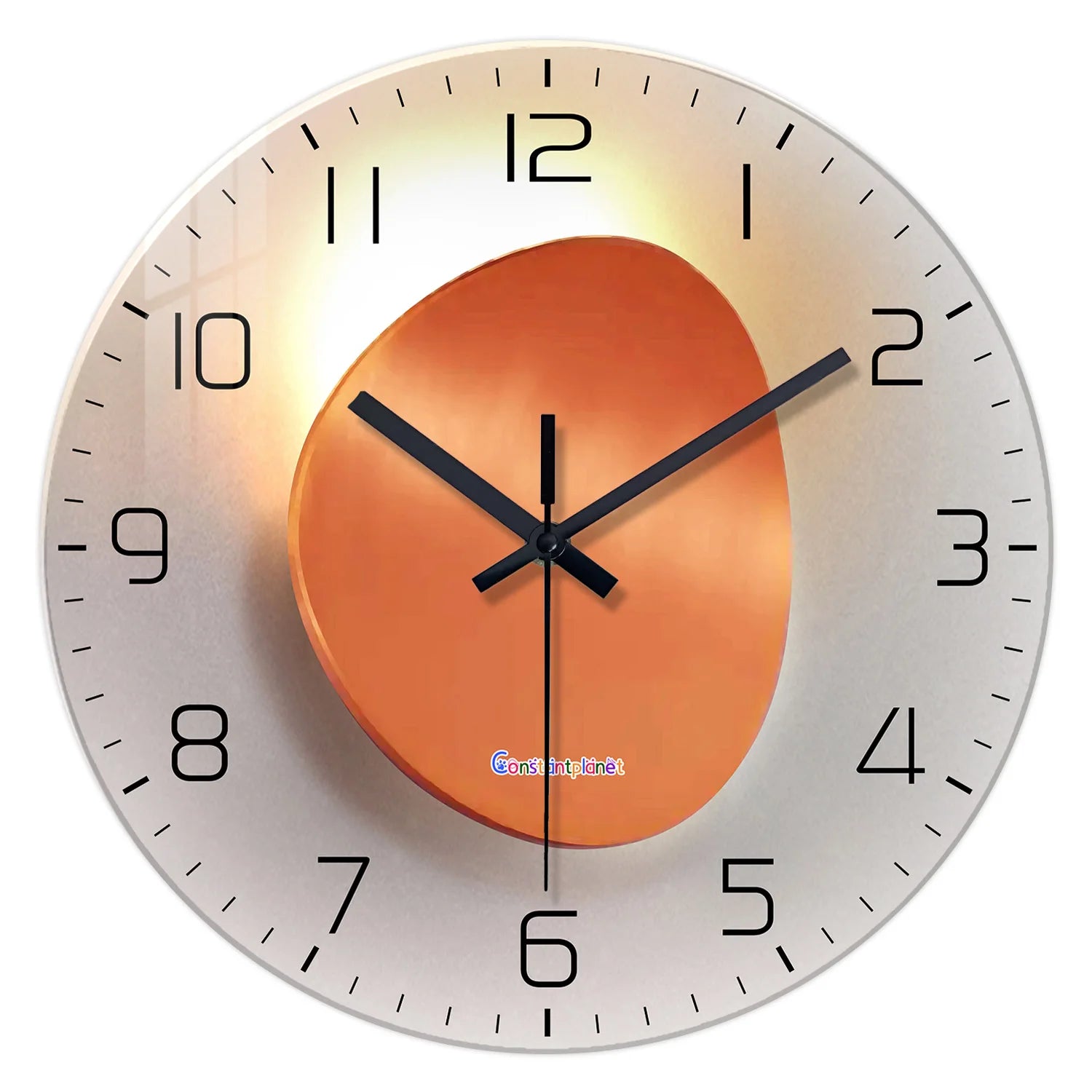 Horloge Murale Design  Verre Trempé