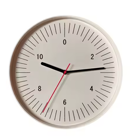Horloge murale ronde moderne EpeiusHome - detail dimensions produit