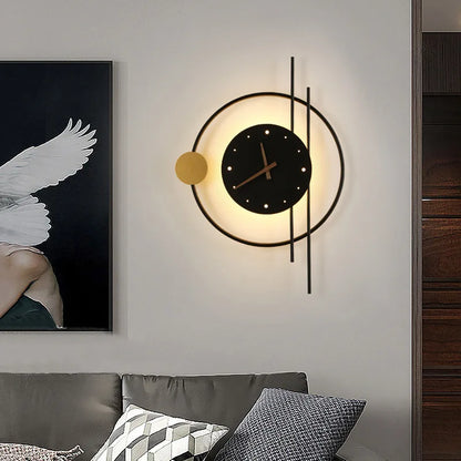 Horloge Murale Design Géométrique  Style Nordique