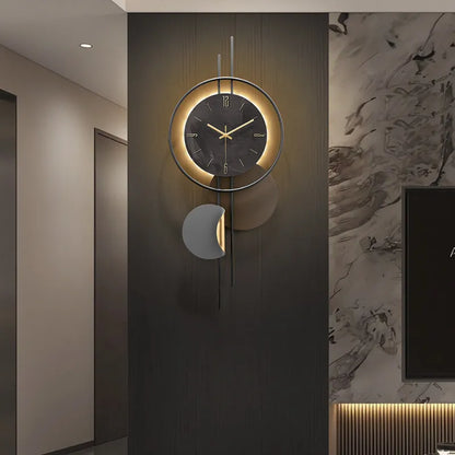 Grande Horloge Murale  Luxe Minimaliste