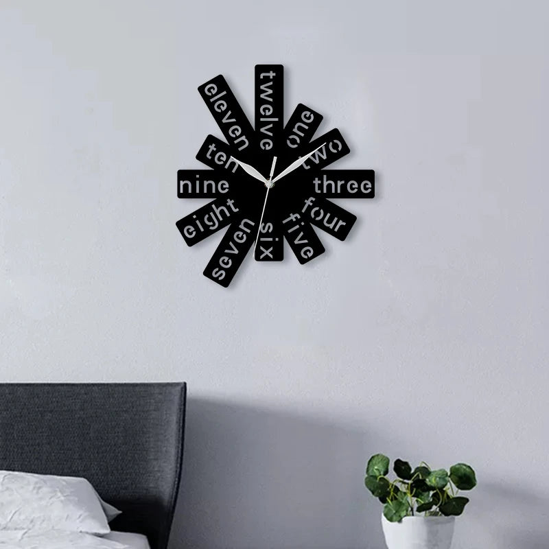 Horloge Murale Originale  Rectangles