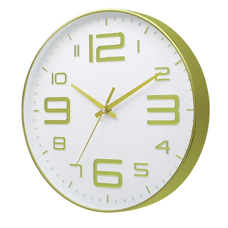 Horloge Moderne  Éclairage Artistique de Luxe Quartz