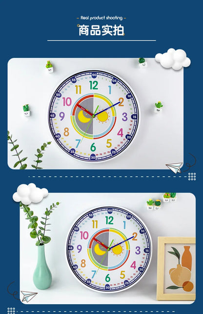 Horloge Colorée pour Enfants