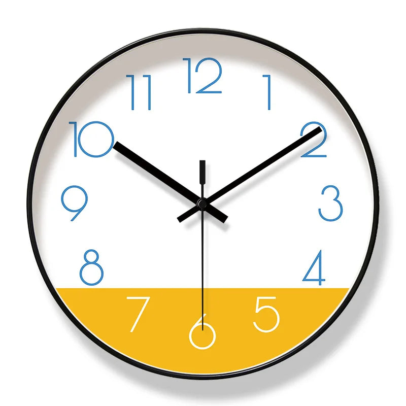 Horloge Murale Scandinave  Cerne Annuel Minimaliste