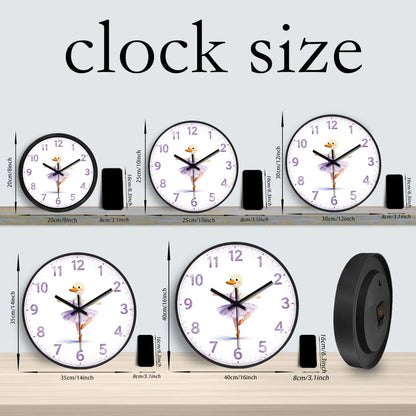 Horloge Murale Design  Cygne Ballet