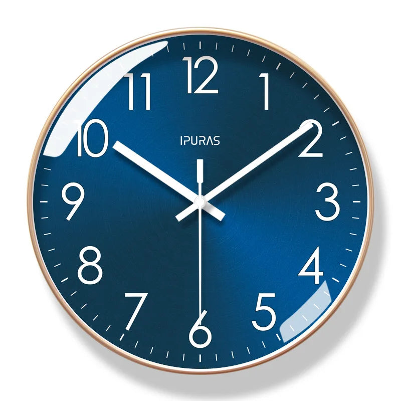 Horloge Murale SilencieuseDesign Moderne Quartz