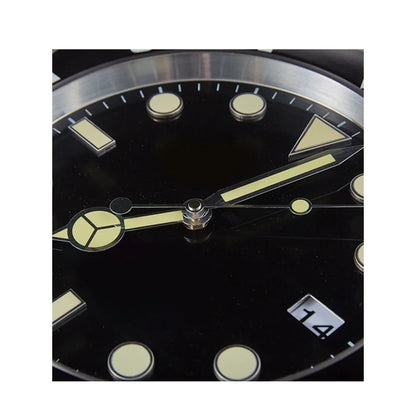 Horloge Murale Métal  Design Fluorescent 33cm Sans Piles