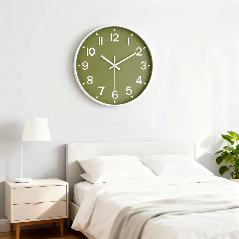 Horloge Sans Tic Tac  3D Cubique Quartz Silencieuse