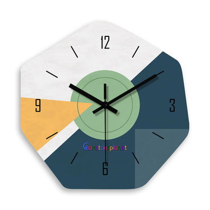Horloge Murale Moderne  Tricolore