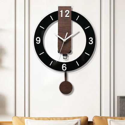 Horloge Pendule Ancienne à Balancier  Style Européen Rétro