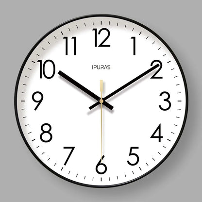 Horloge Murale SilencieuseDesign Moderne Quartz