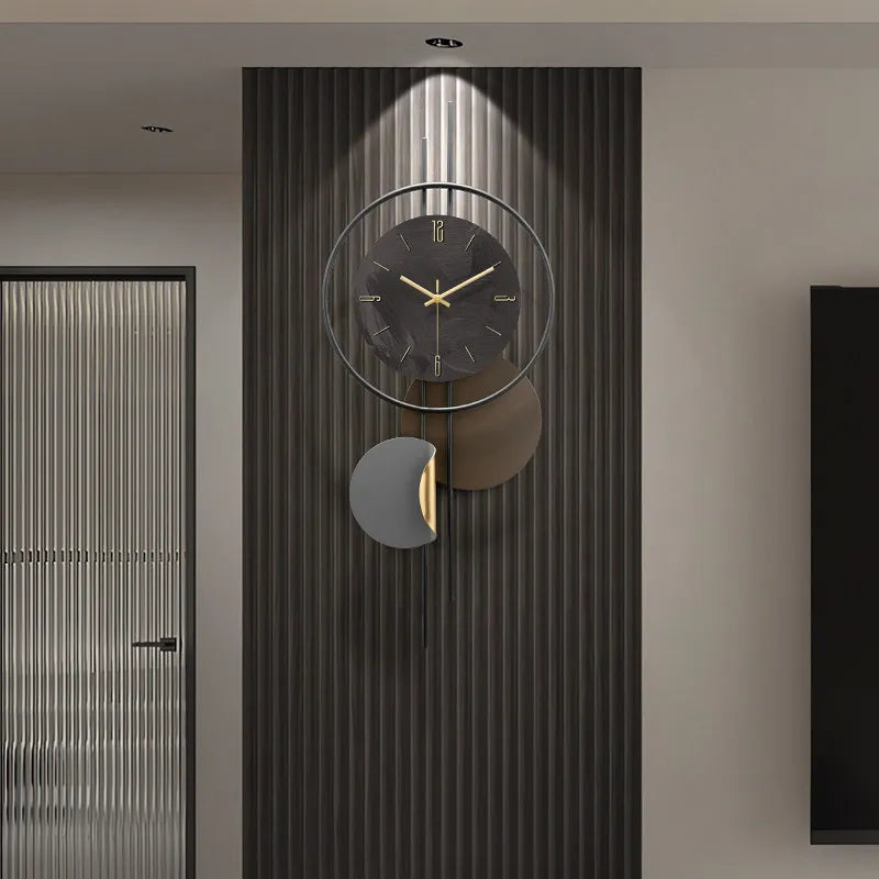 Grande Horloge Murale  Luxe Minimaliste
