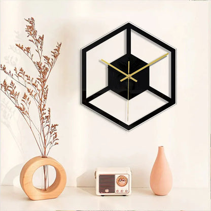 Horloge Murale Silencieuse  Style Moderne et Transparent