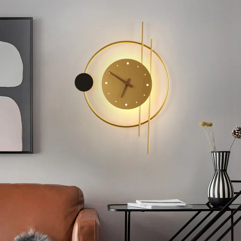 Horloge Murale Design Géométrique  Style Nordique