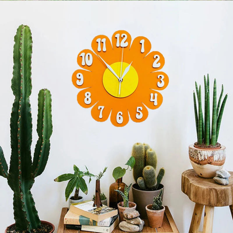 Horloge Murale Silencieuse  Style Campagnard