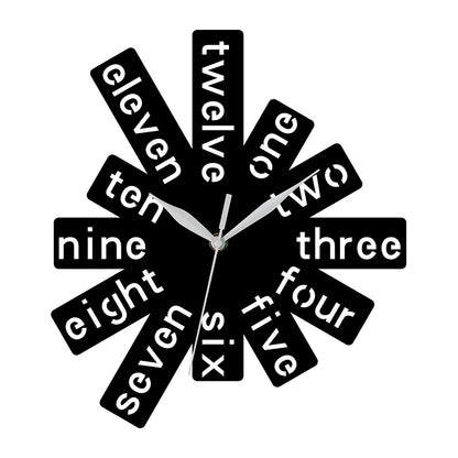 Horloge Murale Originale  Rectangles