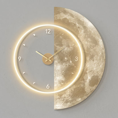 Horloge Décoration Murale Elégante et Lumineuse
