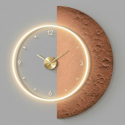Horloge Décoration Murale Elégante et Lumineuse