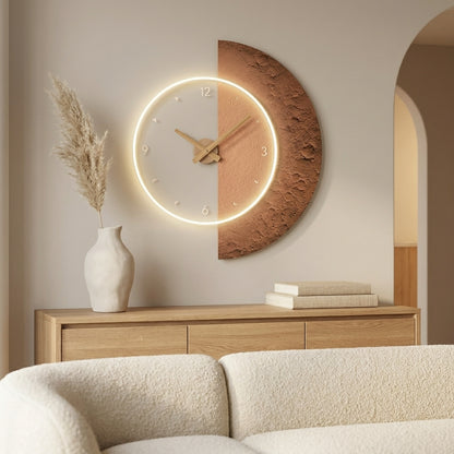 Horloge Décoration Murale Elégante et Lumineuse