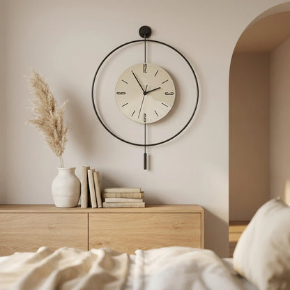 Grande Horloge Murale Moderne Led