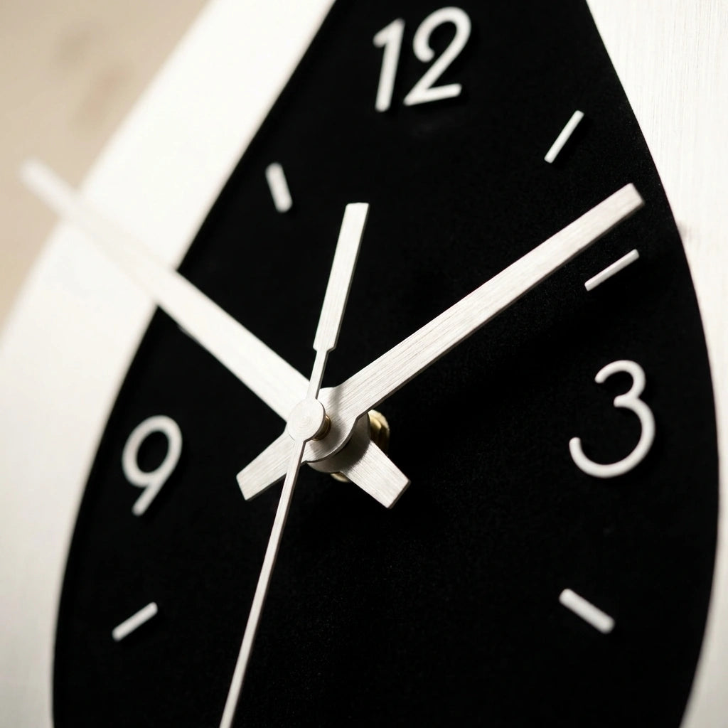 Horloge Pendule Murale Moderne  Goutte d'Eau