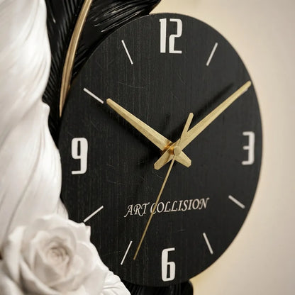 Horloge Murale Design Plume