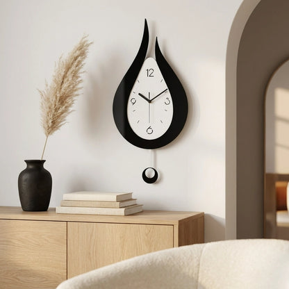 Horloge Pendule Murale Moderne  Goutte d'Eau