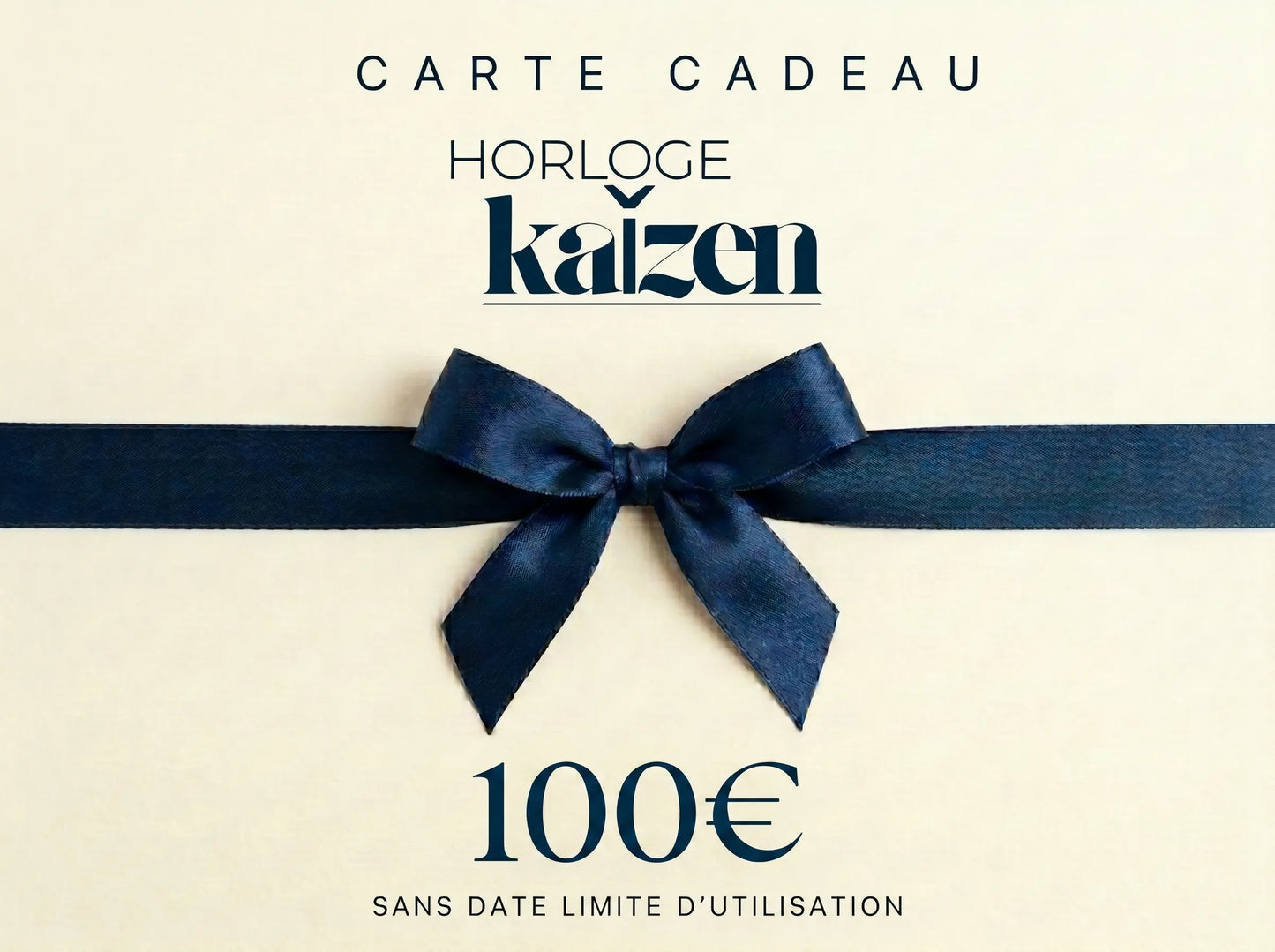 Carte Cadeau Horloge Kaizen