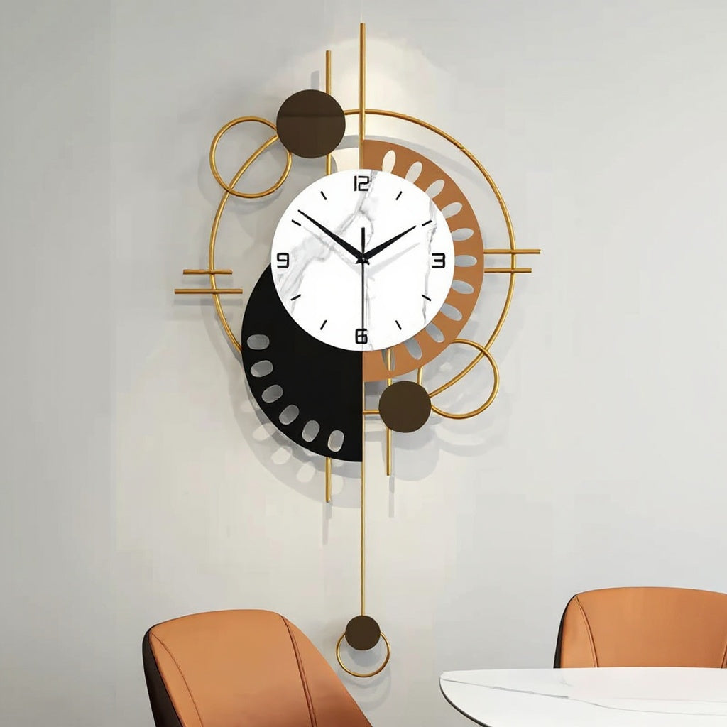 Décoration Murale Horloge EVA — mise en situation